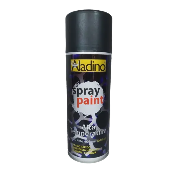 Pintura Spray Alta Temperatura Aladino 400cc